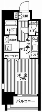 グランヴァンアクアヴェル亀戸の物件間取画像